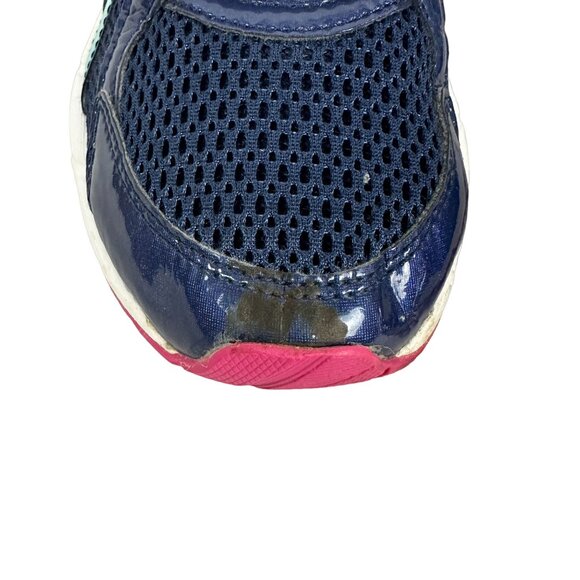 Asics Gel Contend 3 Womens Running Shoes Size 9.5 Navy/Pink Mesh & Synthetic - Picture 5 of 10